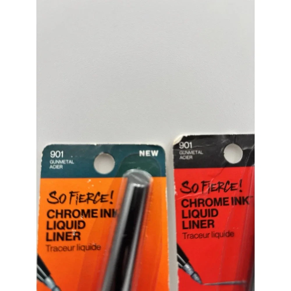 2 Pack REVLON So Fierce! Chrome‎ Ink Liquid Eyeliner 901